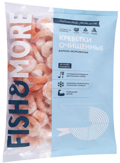 Креветка С/М 31/40 FISH&MORE (0,93кг/шт)